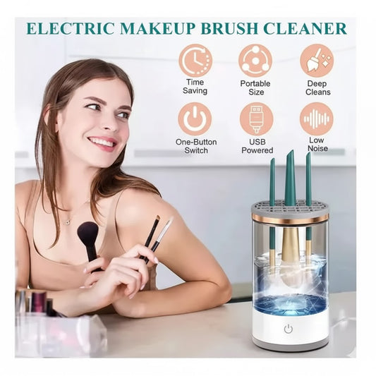 Limpiador Eléctrico Brochas Maquillaje